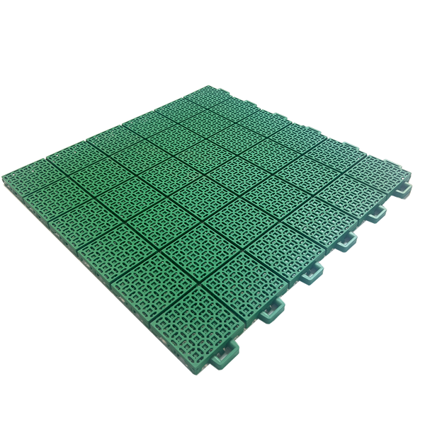 安耐康鸟巢宫格拼装运动地板-镂空结构篮球场网球场专业地板
