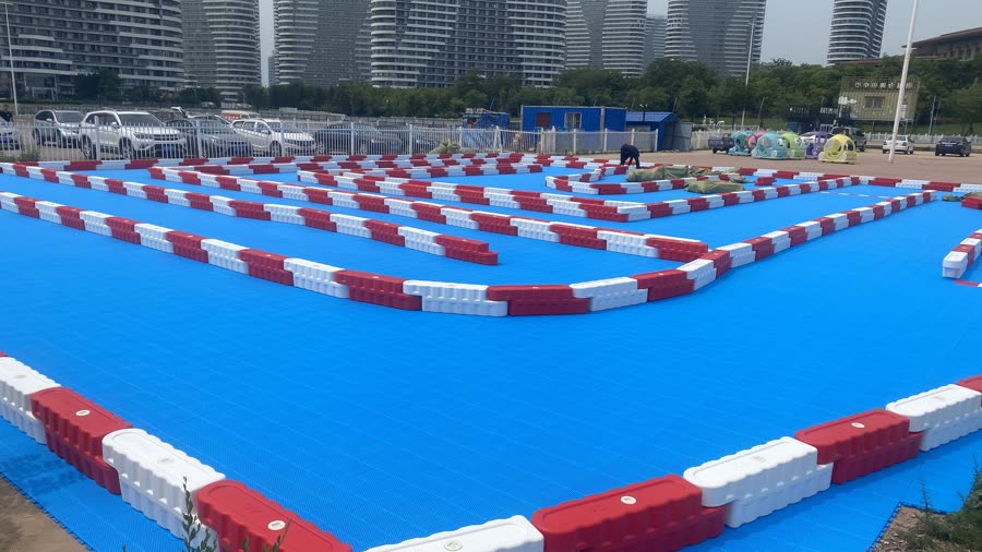 葫芦岛卡丁车场场地整体建设拼装运动地板工程案例