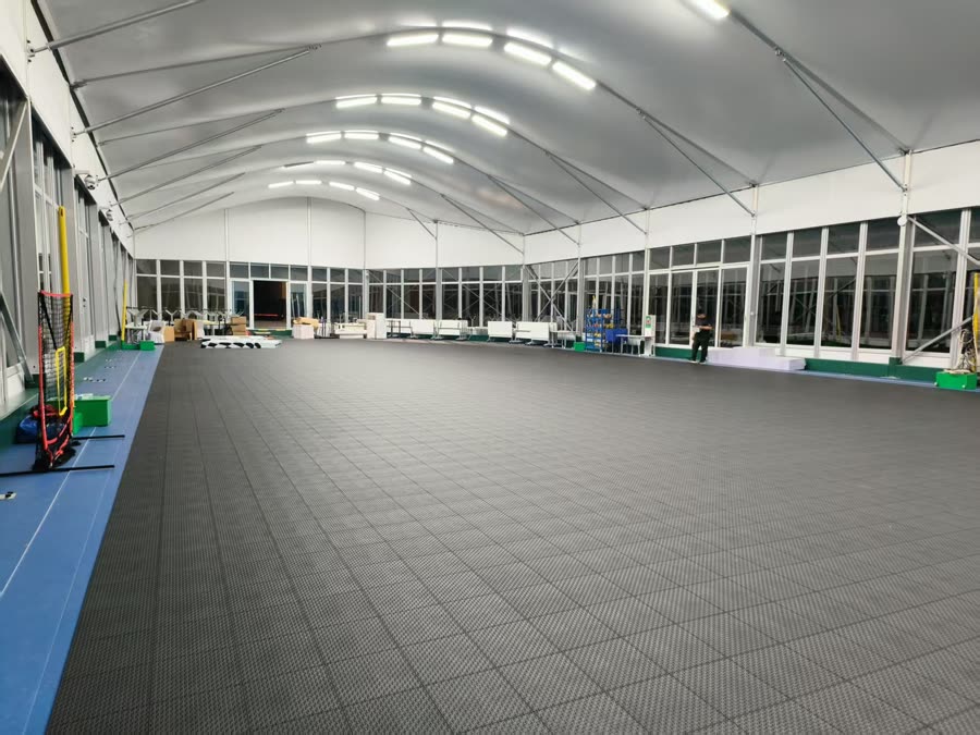 北京卡丁车场场地整体建设拼装运动地板工程案例