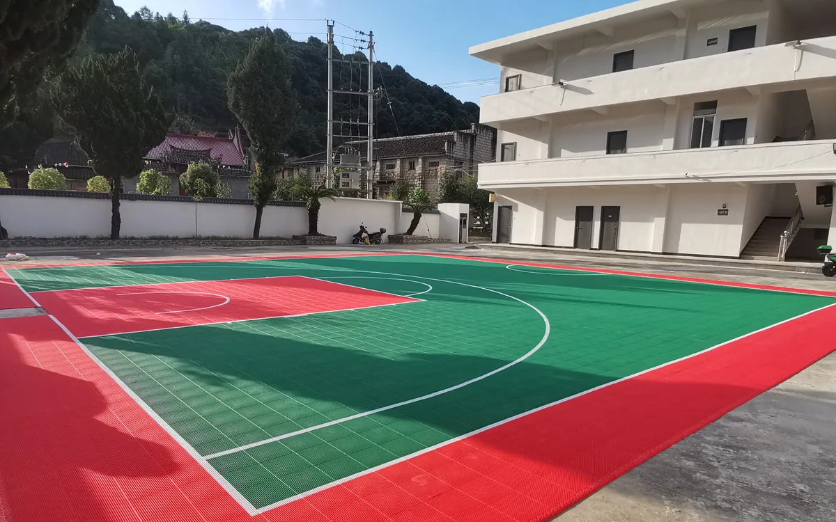 宁德市蕉城区石后乡芹后村村级篮球半场现场实拍
