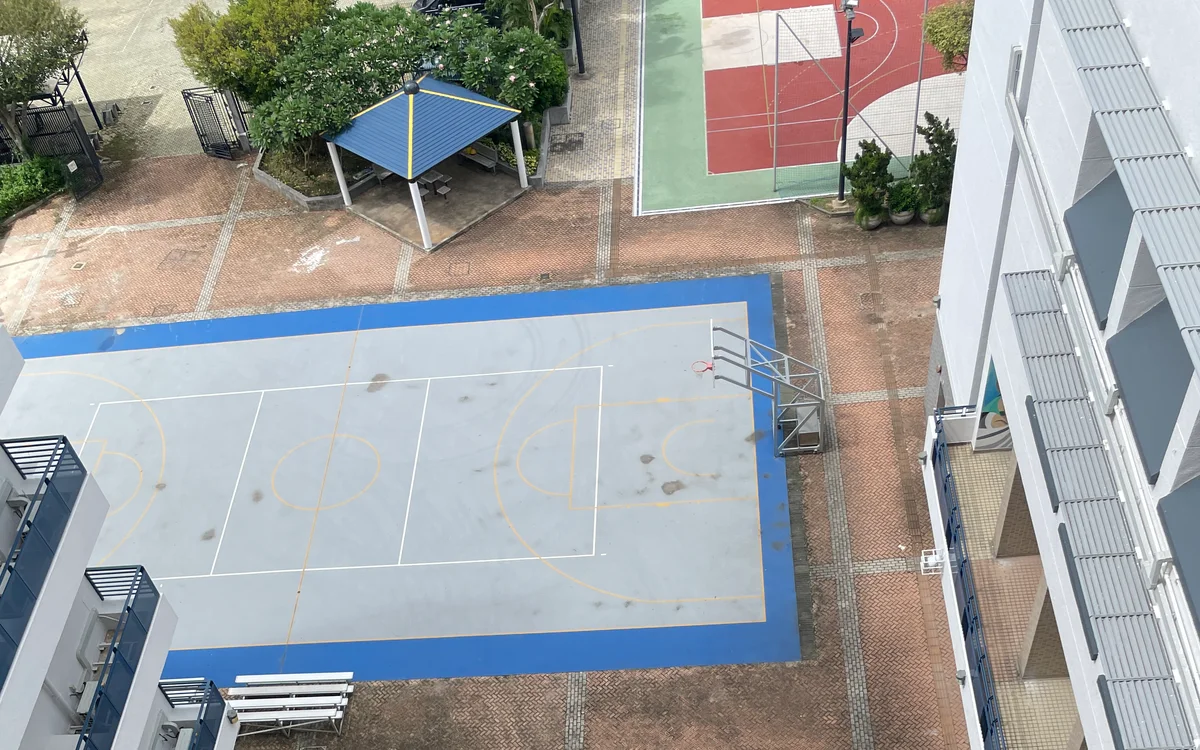 香港东涌明爱胡振中书院CWCC SPiKE校园排球场现场实拍