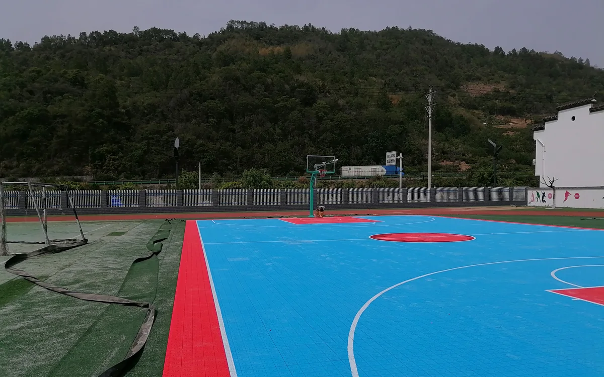 平利县长安初级中学篮球全场现场实拍