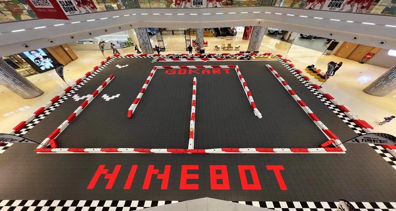 苏州九号卡丁车俱乐部拼装运动地板工程