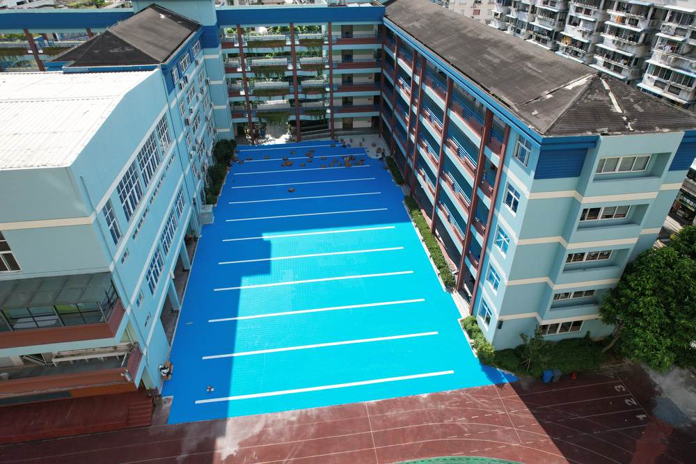 百里路小学校园操场参考