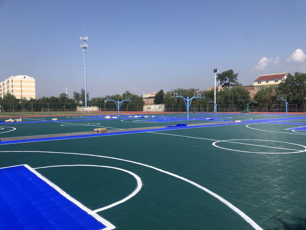 陕西岐山高级中学球场案例